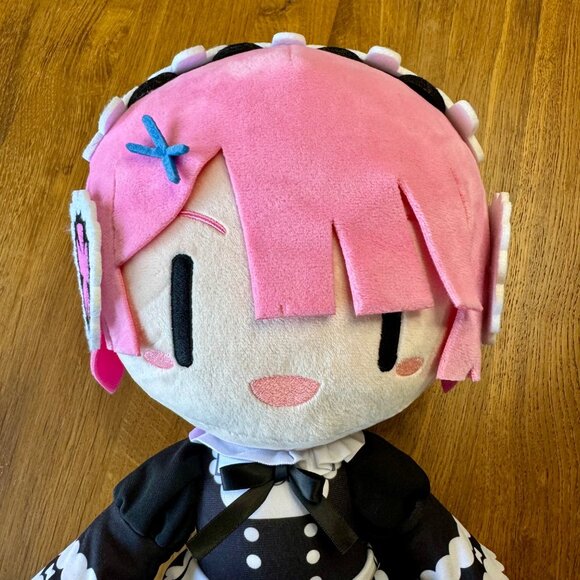 TAITO Re:Zero Starting Life in Another World Plush Doll Toy 12" Ram Japanese - Picture 3 of 9